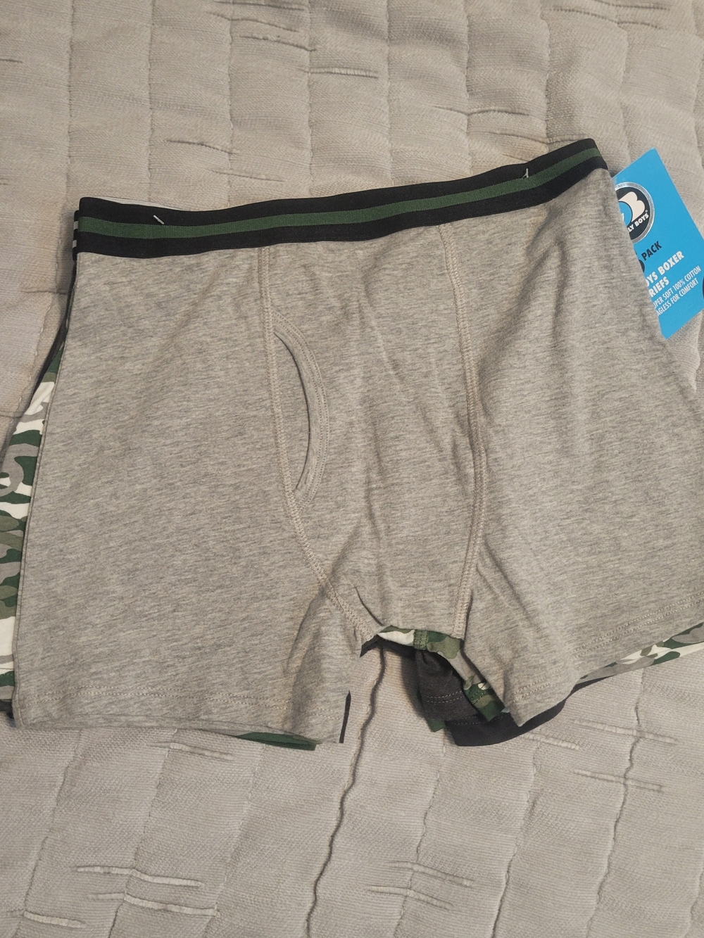 Boys 5 Pr Of Cotton Comfortable Stretch Boxer Briefs